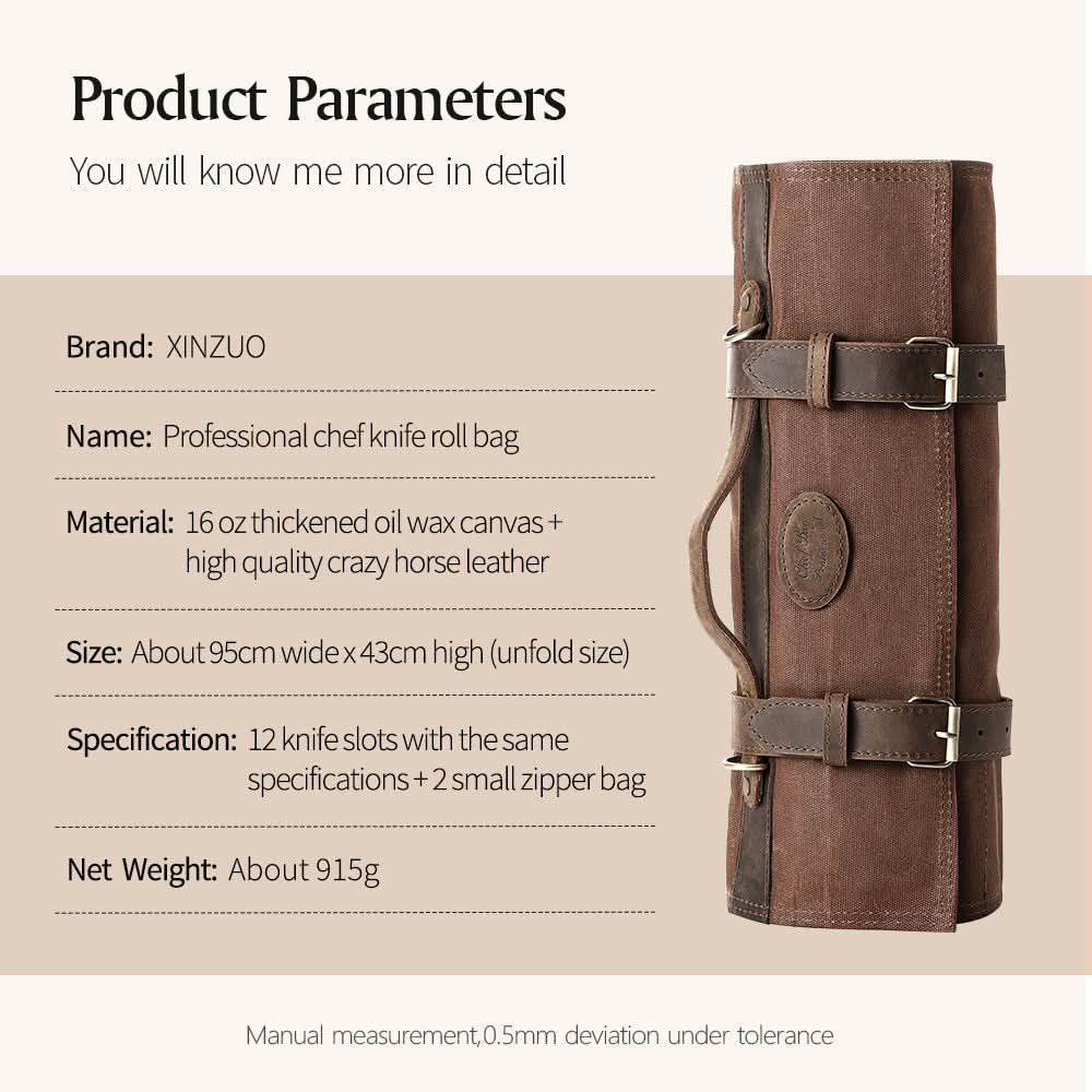 XINZUO Knife Roll Bag