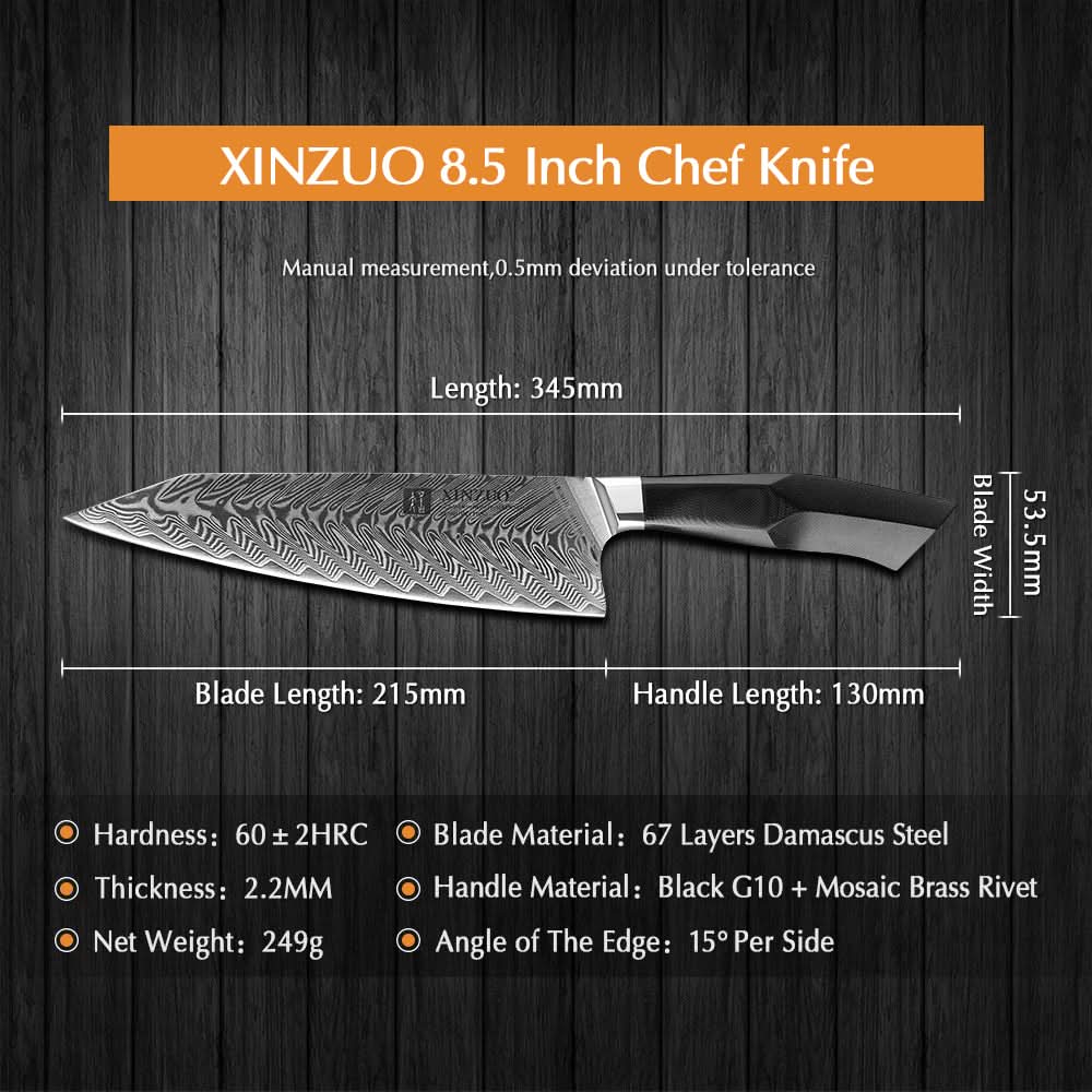 XINZUO FENG SERIES 8.5 inch Chef Knife