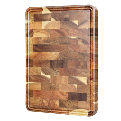 XINZUO Acacia Wood Cutting Board for Kitchen End Grain Cutting Board