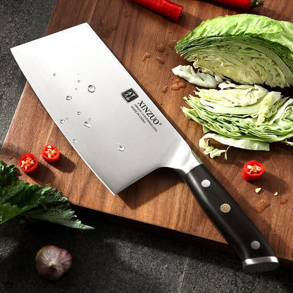 XINZUO YU SERIES Stainless Steel 7‘’ inch Cleaver Kitchen Knife