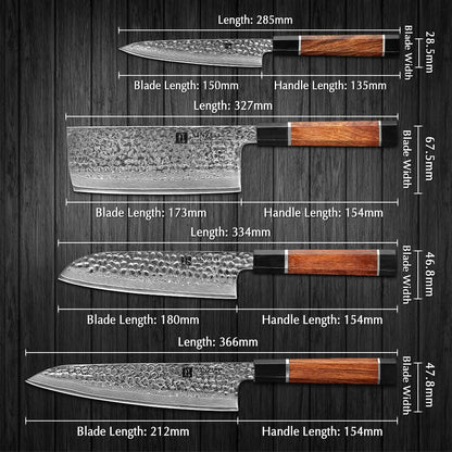 XINZUO ZHEN SERIES 5Pcs Kitchen Knife Set
