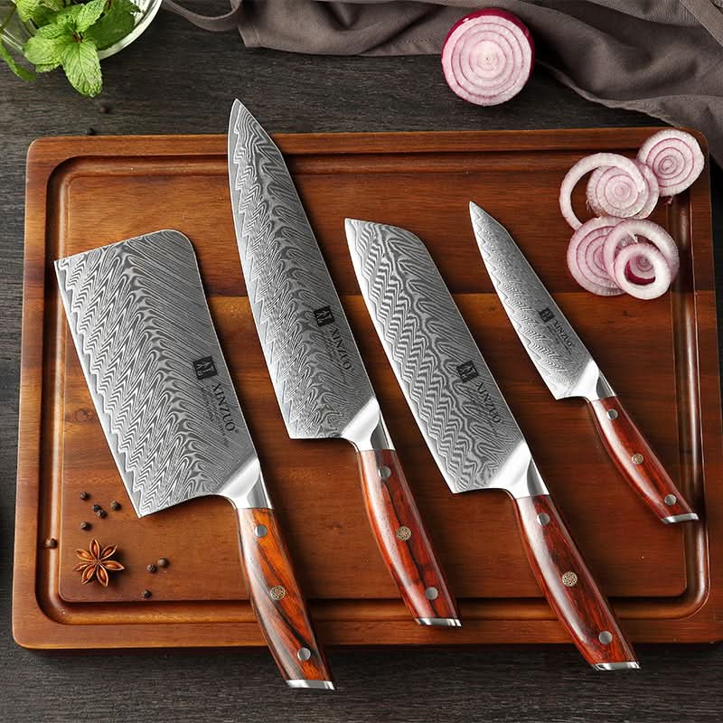 XINZUO YI DAMASCUS SERIES 5-Piece Kitchen Knife Set