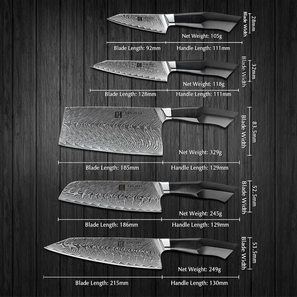 XINZUO FENG SERIS 6Pcs Kitchen Knife Set