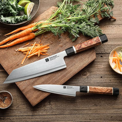 XINZUO Zhen F5 Series Japanese ZDP-189 Composite Steel 2PCS Knife Set