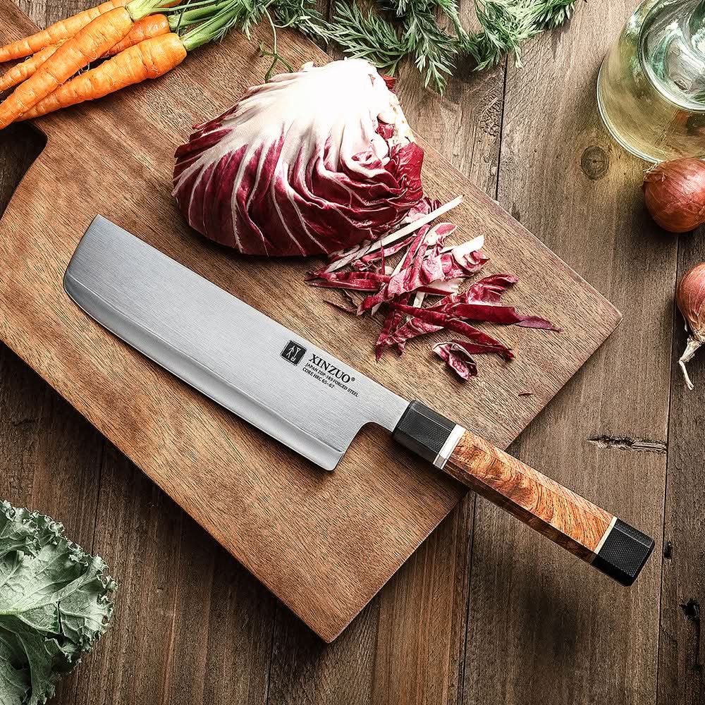 XINZUO Zhen F5 Series Japanese ZDP-189 Composite Steel Nakiri Knife