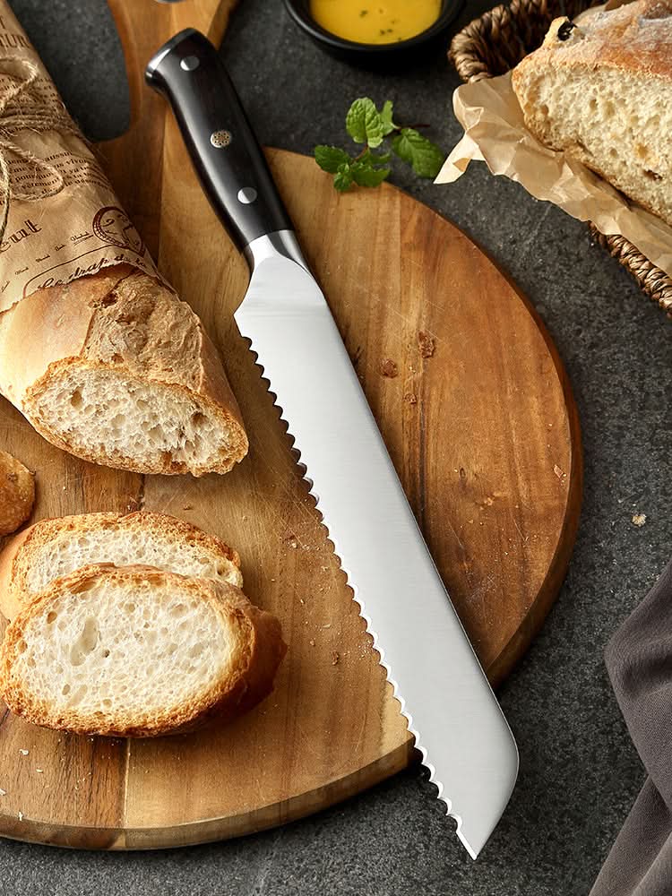 XINZUO YU SERIES Stainless Steel 9''inch Bread Knife