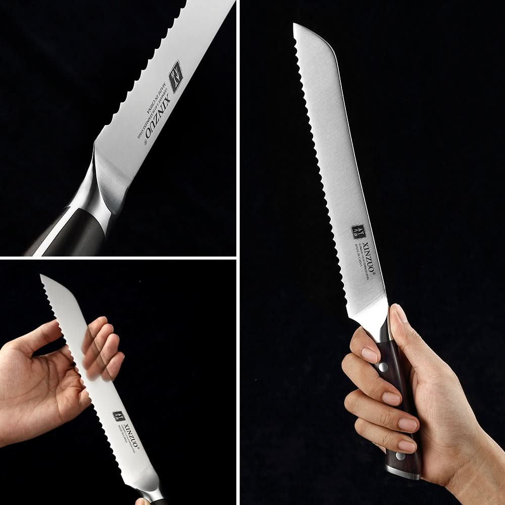 XINZUO YU SERIES Stainless Steel 9''inch Bread Knife