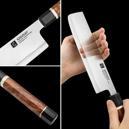 XINZUO Zhen F5 Series Japanese ZDP-189 Composite Steel Nakiri Knife