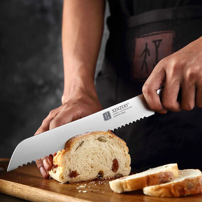 XINZUO ZHI SERIES XINZUO 8'' inch Serrated Bread Knife
