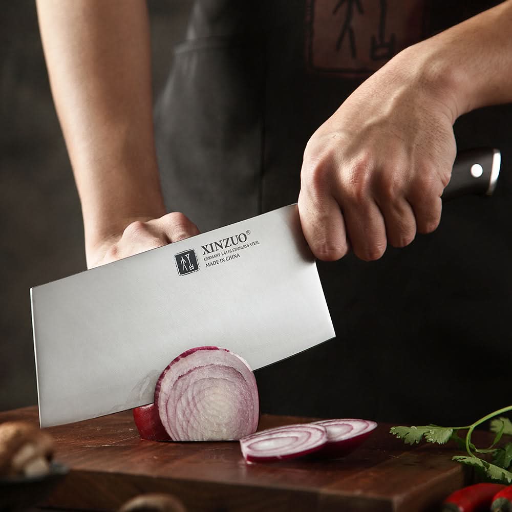XINZUO YU SERIES Stainless Steel 7‘’ inch Cleaver Kitchen Knife