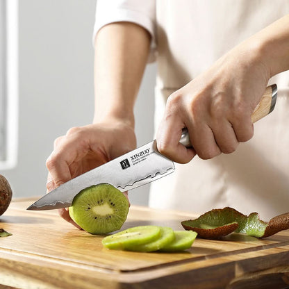 XINZUO Lan Series 3-layer Composite Steel 5 inches Utility Knife
