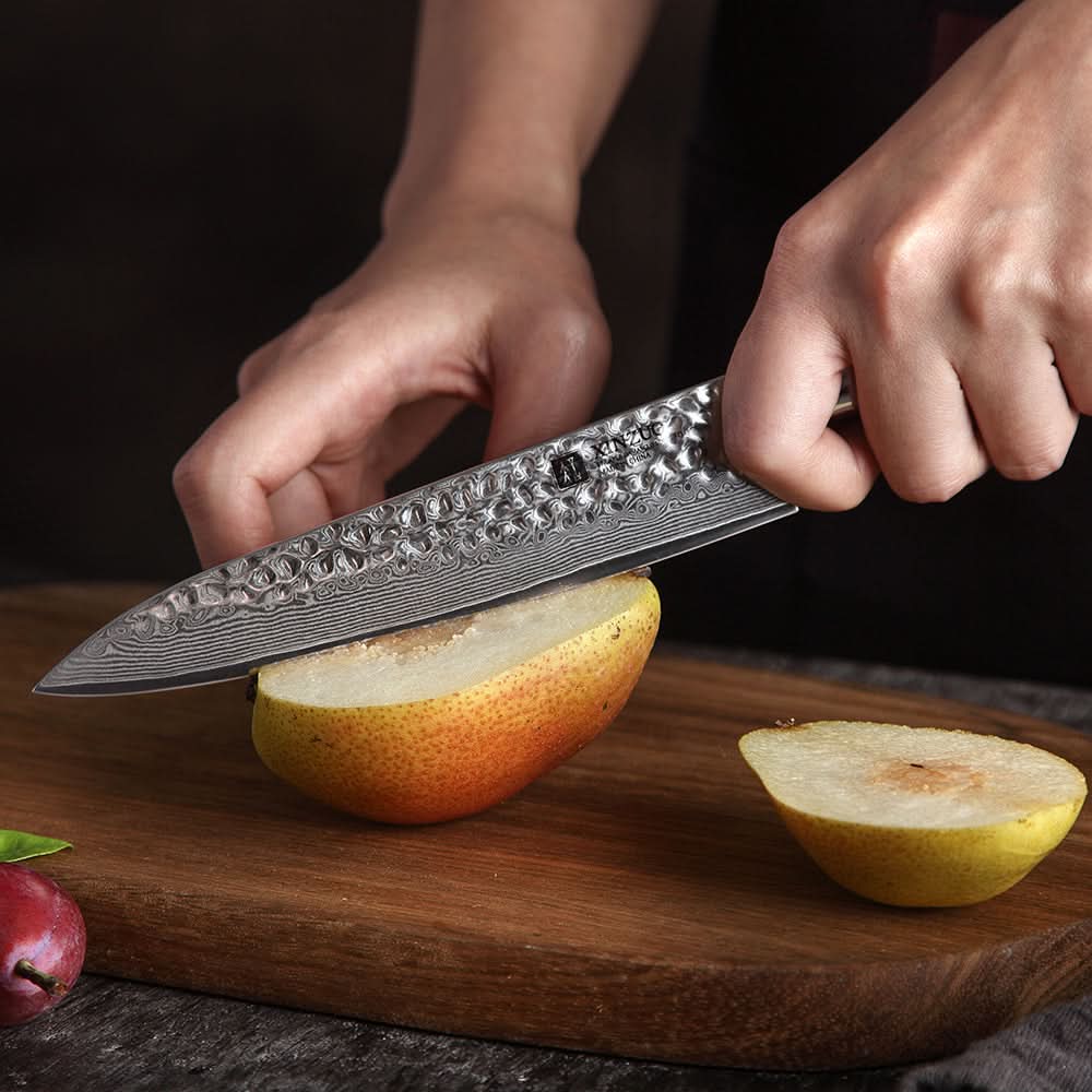 XINZUO YUN DAMASCUS SERIES 6'' inch Utility Knife