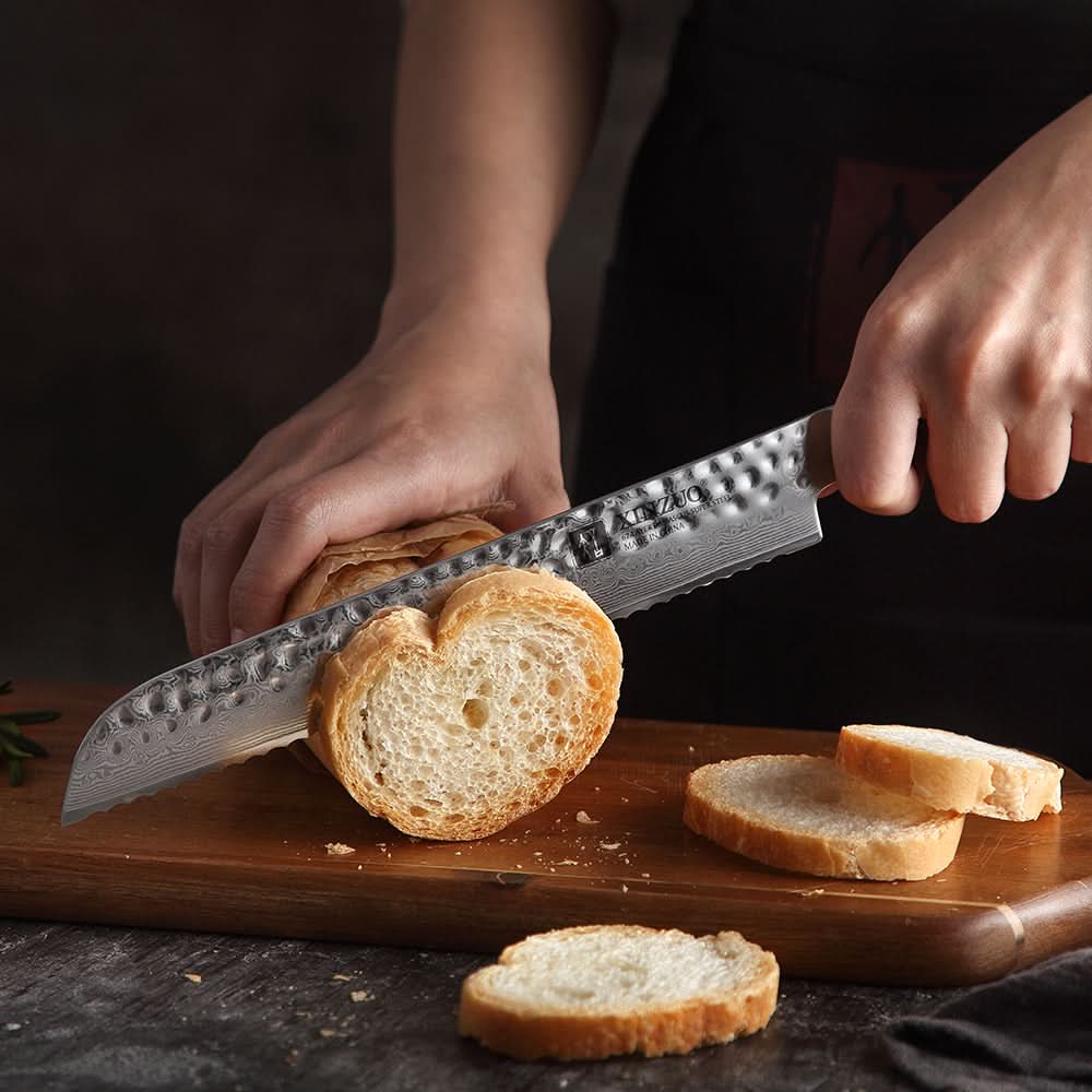 XINZUO YUN DAMASCUS SERIES 8' inch Bread Knife