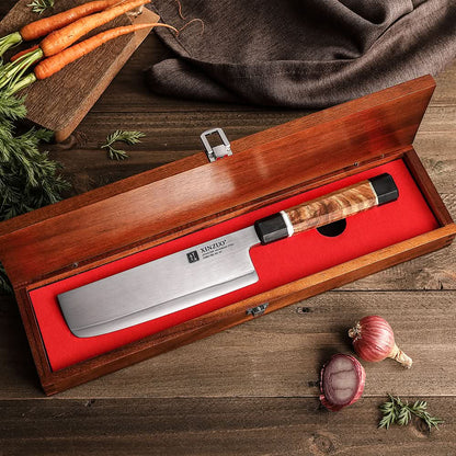 XINZUO Zhen F5 Series Japanese ZDP-189 Composite Steel Nakiri Knife