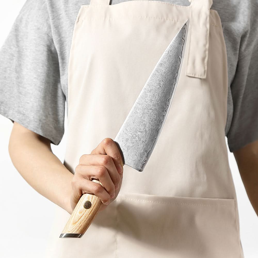 XINZUO Lan Series 3-layer Composite Steel 3PCS Knife Set