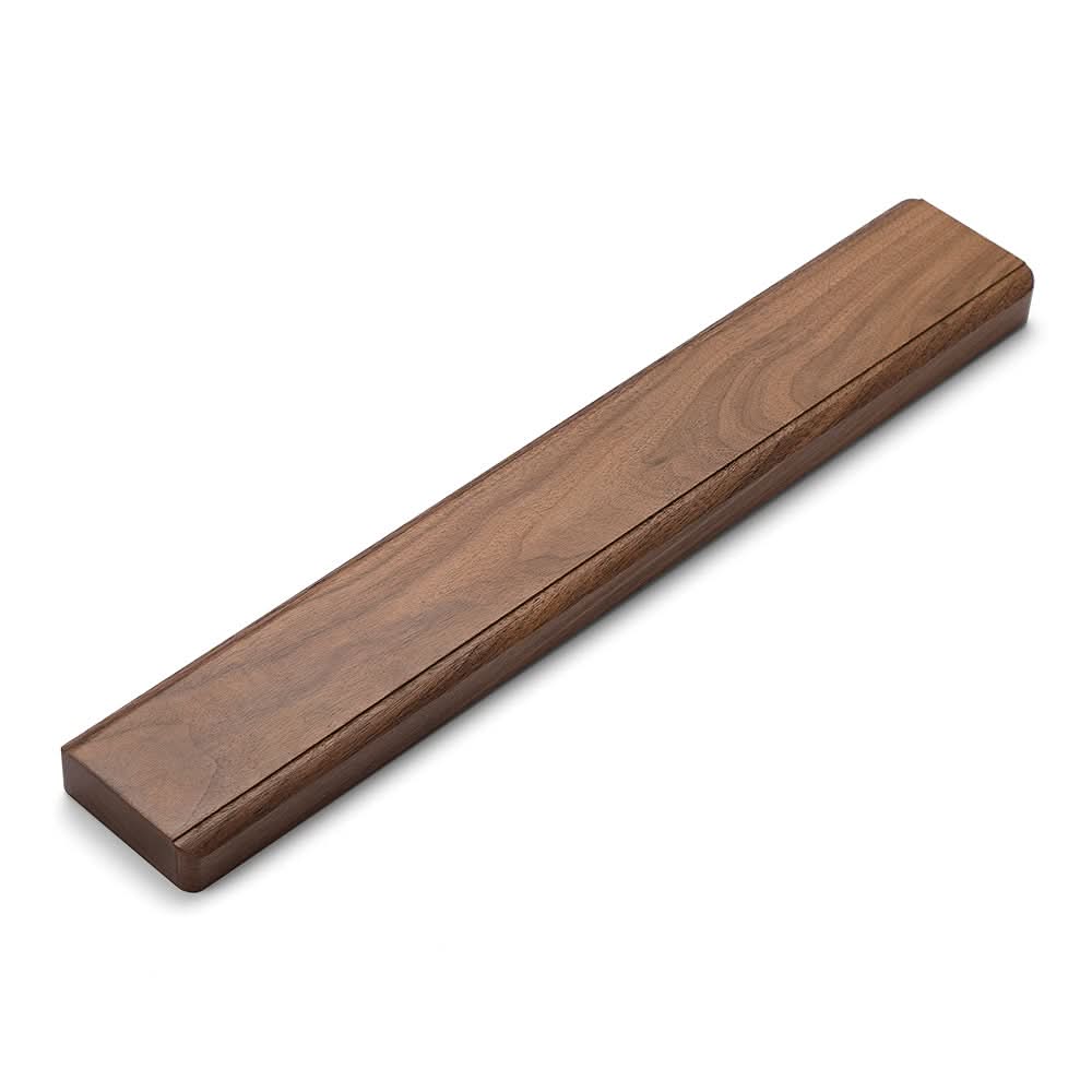 XINZUO 40cm Walnut Solid Wood Magnetic Knife Holder Double Row Strong Magnetic Force No Nails/ Punching Kitchen Accessories