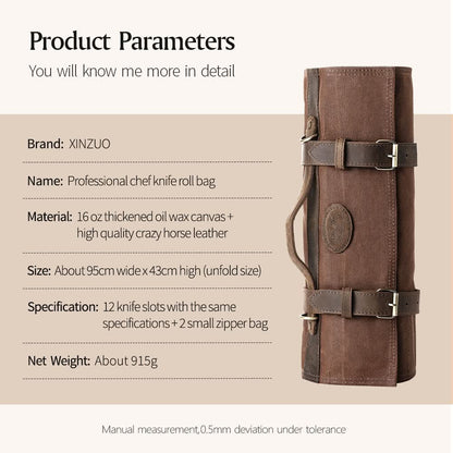 XINZUO Knife Roll Bag