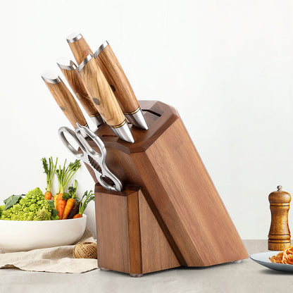 XINZUO Knife Holder for 8-Piece Kitchen Knife Set