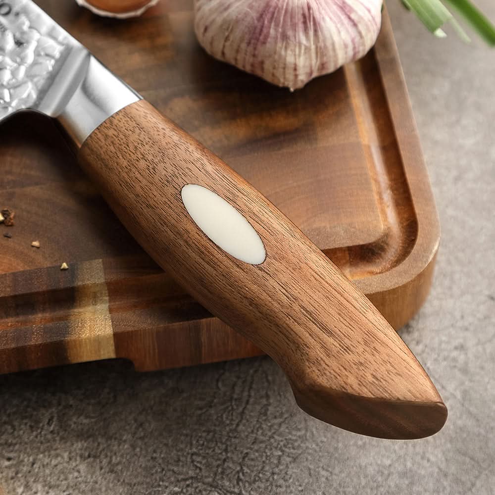 XINZUO 5-Piece  67 Layers Japanese AUS-10 Damascus Steel Kitchen Knife Set-Jiang Series