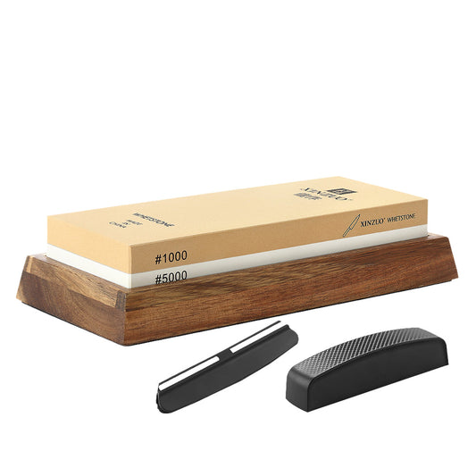 XINZUO Double Side 1000/5000 Grit Whetstone Kitchen Knife Accessories