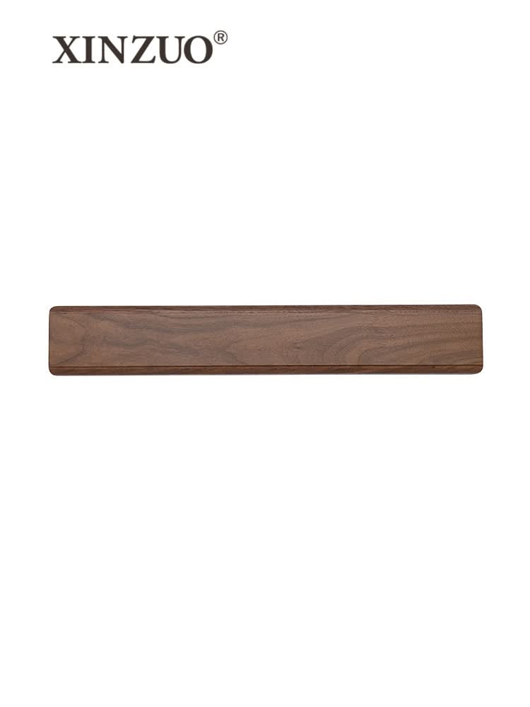 XINZUO 40cm Walnut Solid Wood Magnetic Knife Holder Double Row Strong Magnetic Force No Nails/ Punching Kitchen Accessories