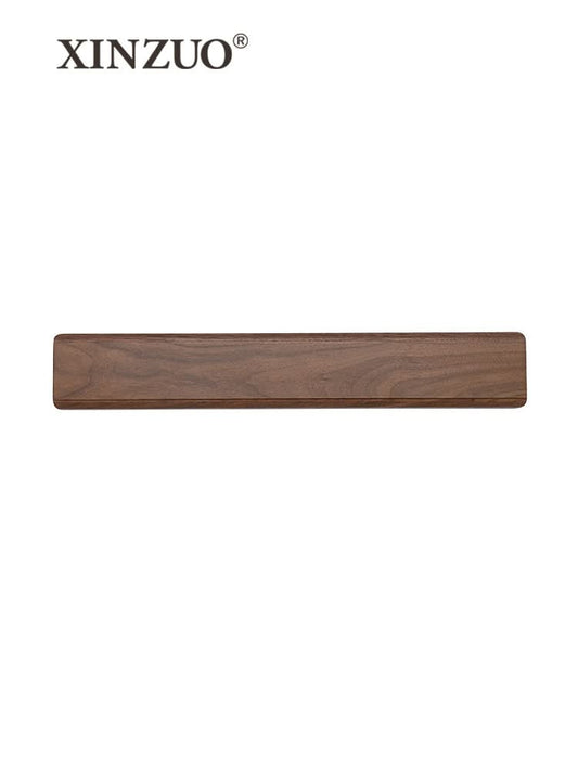 XINZUO 40cm Walnut Solid Wood Magnetic Knife Holder Double Row Strong Magnetic Force No Nails/ Punching Kitchen Accessories